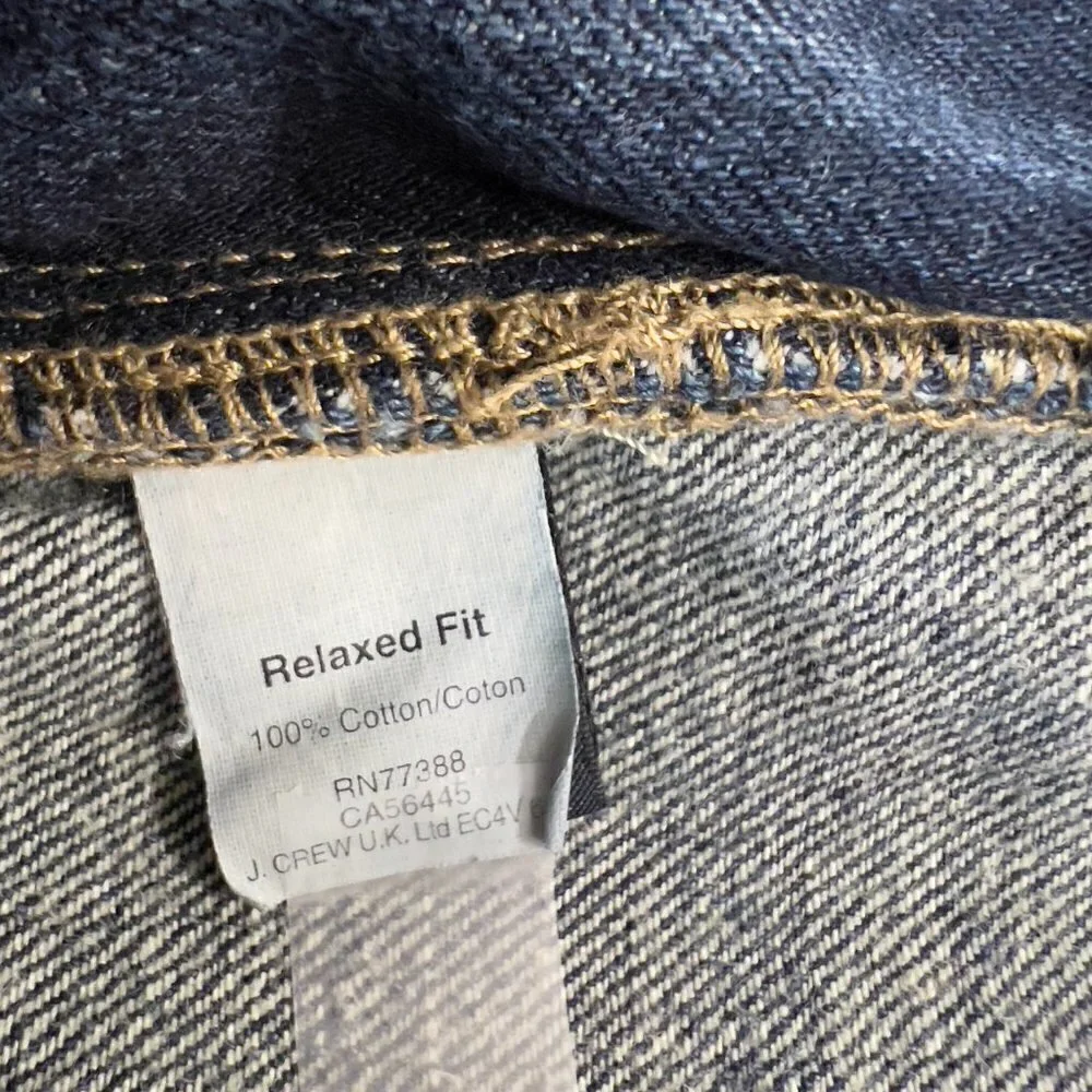 J CREW Relaxed Men's Straight Leg Jeans